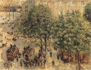 Camille Pissarro Place du theatre francais a paris Sweden oil painting artist